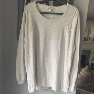 Athleta Light Gray Women's Crew Neck Sweater